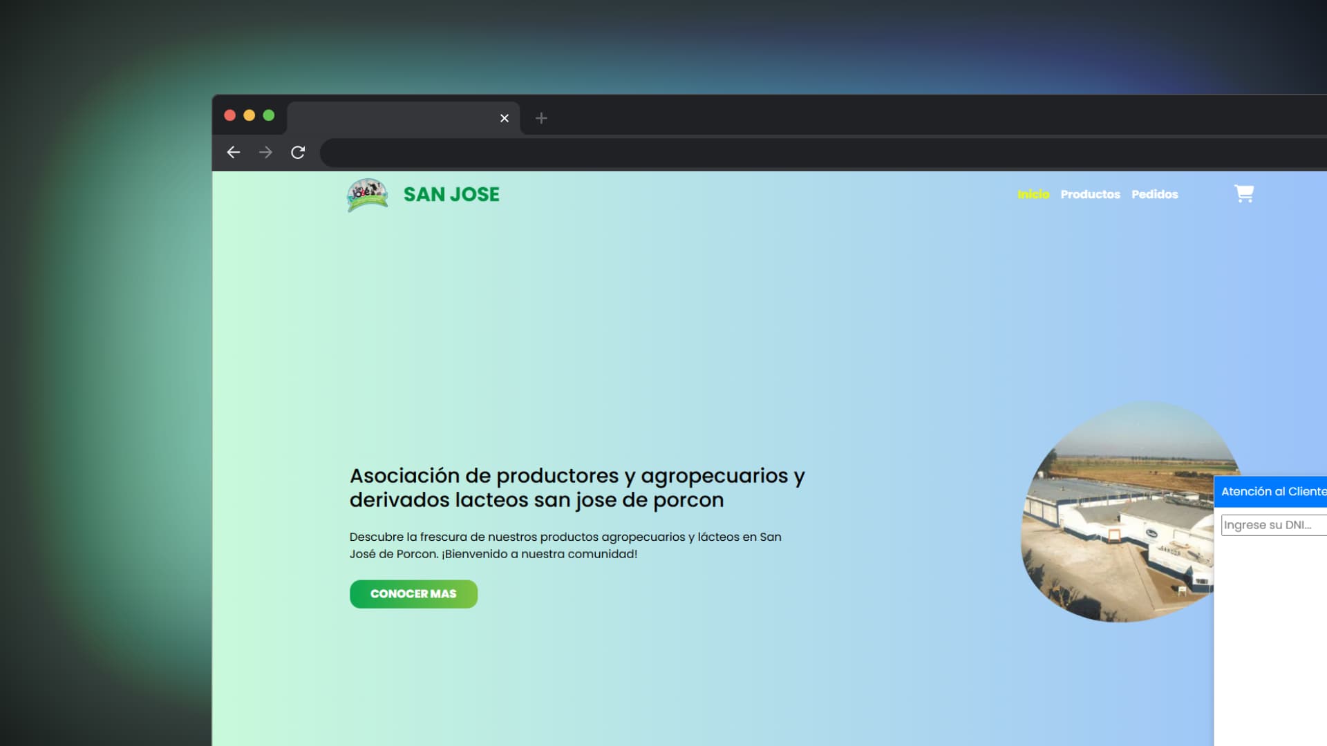 E-commerce para Tienda de Lácteos San José